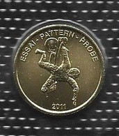 MONACO . 20 Cts  € ESSAIS . PATTERN . PROBE . 2011 . - Privatentwürfe