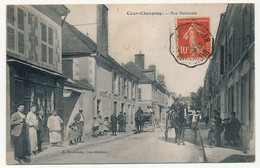 CPA - COUR-CHEVERNY (Loir Et Cher) - Rue Nationale - Cheverny