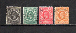 Africa Oriental Británica  1921-22  .-  Y&T  Nº   156/159 - Britisch-Ostafrika