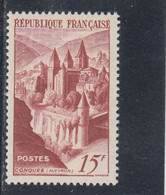 France - Année 1947 - Neuf** - N°YT 792**  -  Abbaye De Conques - Ongebruikt