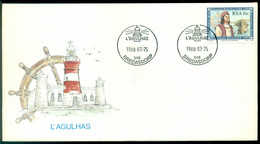 South Africa 1988 FDC L'Agulhas Cancel Bredasdorp Mi 721 Open Cover With Flyer - FDC