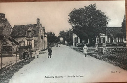 CPA AMILLY 45 Rue De La Gare - Amilly