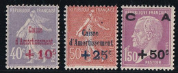 France N°249/251 - Neuf ** Sans Charnière - TB - Unused Stamps