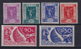 France N°322/327 - Neuf ** Sans Charnière - TB - Unused Stamps