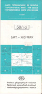 BELGIQUE - CARTE TOPOGRAPHIQUE - SART - XHOFFRAIX (BARAQUE MICHEL - MONT RIGI - MALCHAMPS - HOCKAI)  - 56/1-2 - I.N.G. - Cartes Topographiques