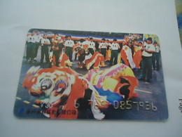 CHINA  USED   PHONECARDS  MAGNETIC CARNIVAL  DANCE - Ontwikkeling