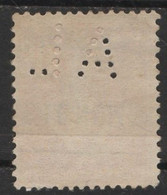 Semeuse N° 1312191, Perforé AL - Used Stamps