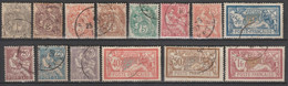 PORT SAÏD - 1902/1920 - YVERT N° 20/32 + 34 OBLITERES - COTE = 87 EUR. - Usados