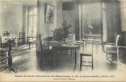 Themes Div-ref MM681-maison De Santé Chirurgicale Des Diaconesses -rue Sergent Bauchat Paris 12eme -salon-salle A Mang - - Santé