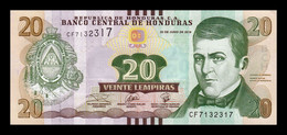 Honduras 20 Lempiras 2019 Pick 100d Capicua SC UNC - Honduras