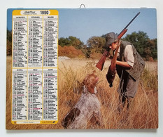 Calendrier La Poste - Almanach PTT 1990 - Seine Maritime - Tamaño Grande : 1981-90