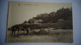 Delcampe - VILLERVILLE Les VIllas Animée Plage  France  Carte Postale - Villerville