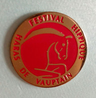 Pin's  Cheval Festival Hippique Haras De Vauptain  Ø 2,5cm  Yvelines - Animaux