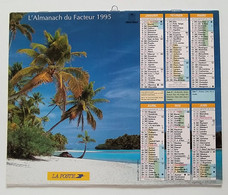 Calendrier La Poste - Almanach PTT 1995 - Seine Maritime - Grand Format : 1991-00