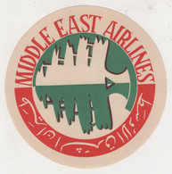 EL AL ISRAEL AIRLINES LABEL,,BEIRUT ,LEBANON - Aufklebschilder Und Gepäckbeschriftung