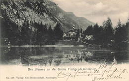 Der Blausee An Der Route Frutigen-Kandersteg 1904 - Frutigen