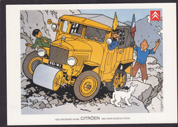 CPM Hergé Tintin Non Circulée Voir Dos - Comicfiguren