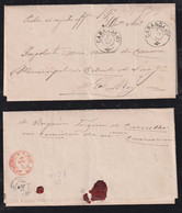 Brazil Brasil 1887 S.P. Official Cover CARANDAHY X SAO JOAO DEL REY Via RIO - Briefe U. Dokumente