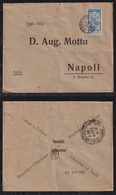 Brazil Brasil 1910 Cover 200R PANAMERICANO CORUMBA MATO GROSSO Via MONTEVIDEO To NAPOLI Italy - Brieven En Documenten