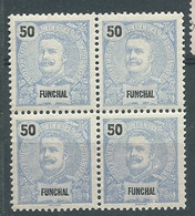 Funchal - Yvert N° 6 **  Bloc De 4    -  AE 19306 - Funchal