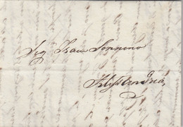 OLD LETTER . 1836. CAIRO TO ALESSANDRIA. WRITTEN IN GERMAN - Prefilatelia