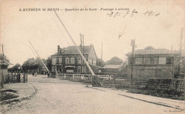 CPA Estrée St Denis - Quartier De La Gare - Passage A Niveau - Cl Baudiniere - Estrees Saint Denis