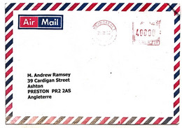 Ca0637  CONGO (Kin) 2005,  Machine Cancelled Lubumbashi Cover To England - Storia Postale