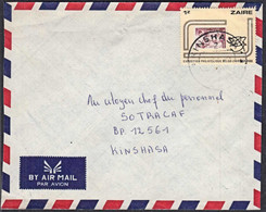 Ca0601 ZAIRE, Philbelza Stamp On Kinshasa Local Cover - Briefe U. Dokumente