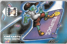 CARTE-FR- CINEMA-PATHE-SC4Ab-N° Impact 23538-TELEPUCE-Tirage 800Ex-R°/V° Glacé-NEUVE-LUXE/RARE - Biglietti Cinema