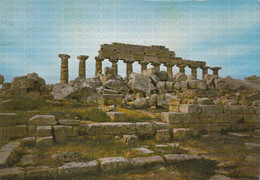 CARTOLINA  SELINUNTE,TRAPANI,SICILIA,TEMPIO C,STORIA,MEMORIA,CULTURA,RELIGIONE,IMPERO ROMANO,BELLA ITALIA,VIAGGIATA 1971 - Avellino