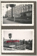 WW2 2x PHOTO ORIGINALE Soldat Allemand Riviera Palace à NICE NIZZA 06  ALPES MARITIMES RIVIERA 1944 - 1939-45