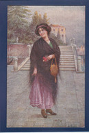 CPA 1 Euro Illustrateur Femme En Pied Woman Art Nouveau Non Circulé Prix De Départ 1 Euro - 1900-1949