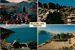 (1 N 43) BOLIVIA - Not Posted - 4 Views - Isla Del Sol - Bolivie