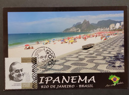 O) 2013 BRAZIL, VINICIUS DE MORAES, POET, DIPLOMATIC, LYRICS, ESSAISIST, MUSICIAN, SINGER AND DRAMATURE, IPANEMA, LANDSC - Maximum Cards