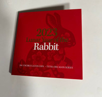 (1 N 44 A) Australia - Year Of Rbbit 2023 - 50 Cent Coin (in Special Folder) SCARCE Collector Coin... - 50 Cents