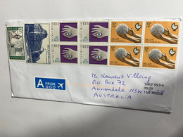 (1 N 44) Letter Posted From BELGIUM To Australia (during COVID-19 Pandemic) 10 Olders Stamp Used As Postage... - Lettres & Documents