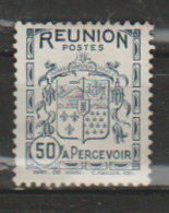 REUNION        N°  YVERT  TAXE 21  NEUF AVEC CHARNIERES      ( CHARN   01/ 16 ) - Timbres-taxe