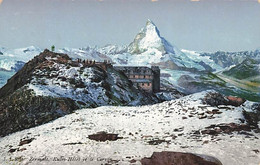 Zermatt Kulm Hôtel Et Le Cervin Matterhorn 1913 - Zermatt