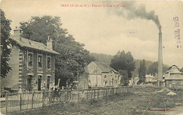 95 BRAY-LU - Vue Sur La Gare Et L'Usine - Bray-et-Lû