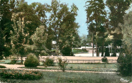 CPSM Oyonnax-Parc De L'hôtel De Ville-Timbre        L1954 - Oyonnax