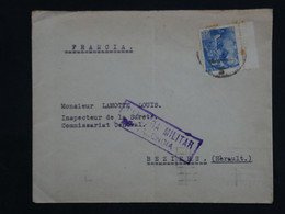 BK2  ESPANA  BELLE LETTRE CENSURA MILITAR 1939 VALENCIA  A BEZIERS  FRANCE + +AFF. INTERESSANT++ - Marques De Censures Nationalistes