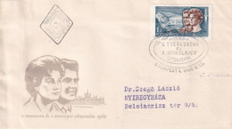 Hungary  Magyar 1965 FDC Space Cover Valentina Tereshkova And Nikolayev Visit To Hungary - Briefe U. Dokumente