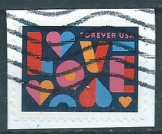 VEREINIGTE STAATEN ETATS UNIS USA 2021 LOVE USED ON PAPER SN 5543 MI 5781 YT 5390 - Used Stamps