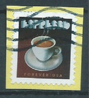 VEREINIGTE STAATEN ETATS UNIS USA 2021 ESPRESSO DRINKS: ESPRESSO F USED ON PAPER SC 5570 MI 5803 YT 5412 - Usati