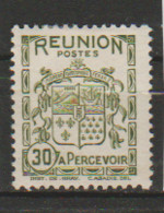 REUNION             N° YVERT  TAXE  20  NEUF SANS CHARNIERES  (NSCH 01/21) - Timbres-taxe