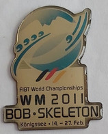 WM 2011 Bob - Skeleton FIBT World Championships In Königssee Austria  Pin  PIN A8/5 - Sports D'hiver