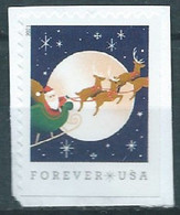 VEREINIGTE STAATEN ETATS UNIS USA 2021 A VISIT FROM SAINT NICK: SAINT NICK IN SLEIGH USED PAPER SN 5647 MI 5880 YT 5489 - Usati