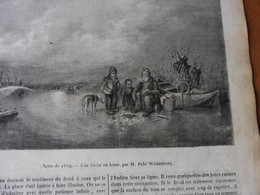 Année 1839: Gravure (pêche En Hiver): André (Bruges) Sculpteur Sur Bois; Arméniens De Constantinople Et Massacres ; Etc - 1800 - 1849
