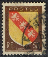 FR VAR 14 - FRANCE N° 757 Obl. Variété Couleurs Décalées - Oblitérés