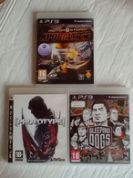 Lot 3 Jeux Playstation 3 Apocalypse Sleeping Dogs Prototype Ne Bug Pas Contrôlés! - PS3